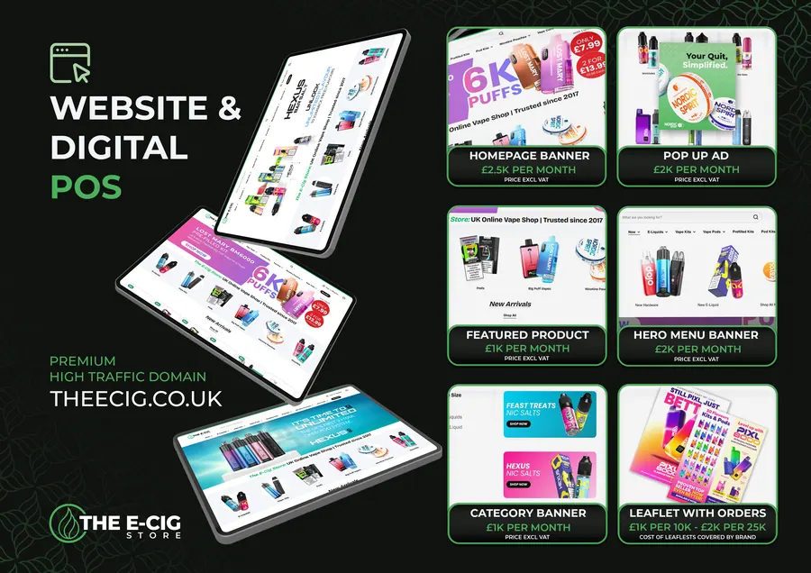 Web and POS - The E-Cig Store