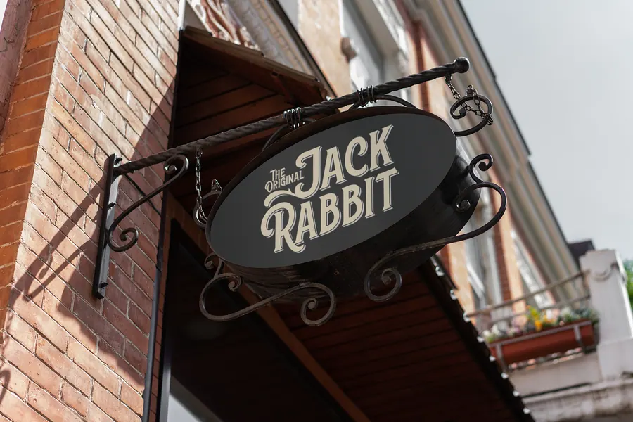 Pub-style sign - Jack Rabbit