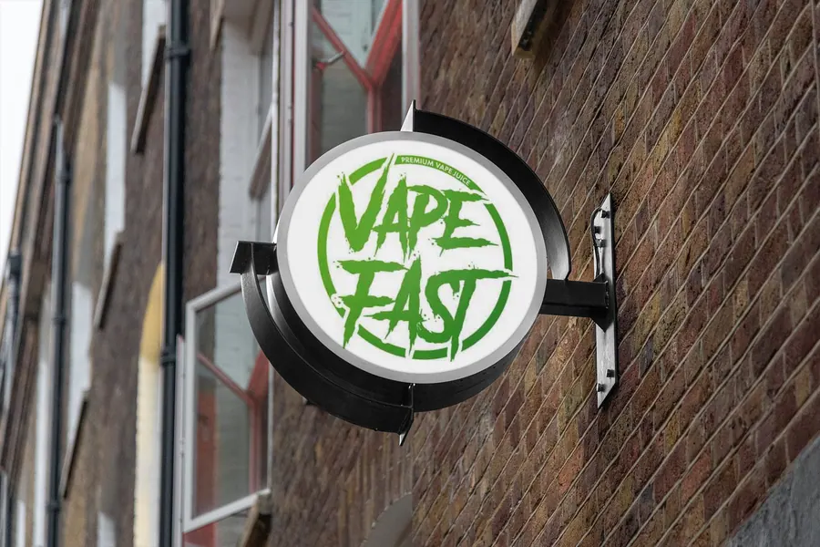 Hanging sign - Vape Fast